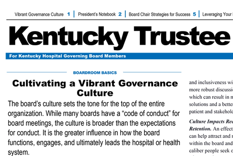 Kentucky Trustee newsletter