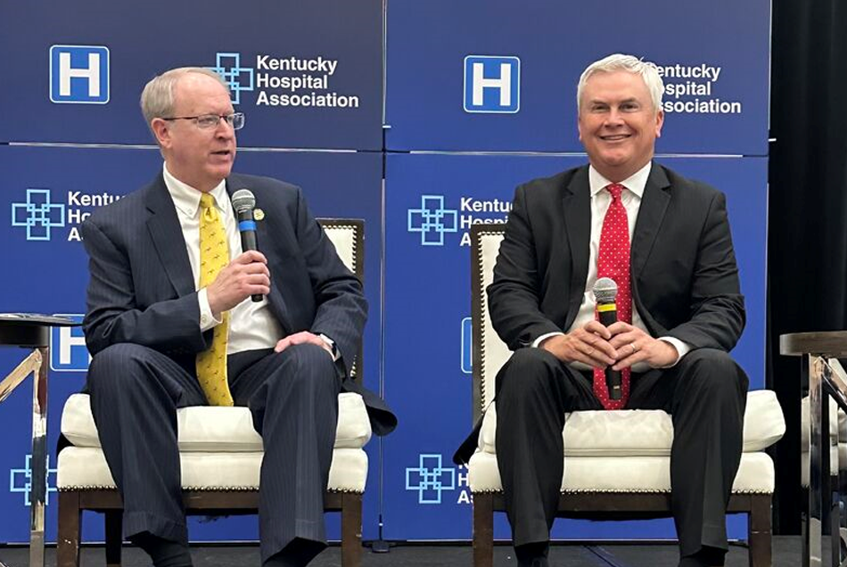 KHA Senior Vice President of Policy and Government Affairs Jim Musser and U.S Congressman James Comer