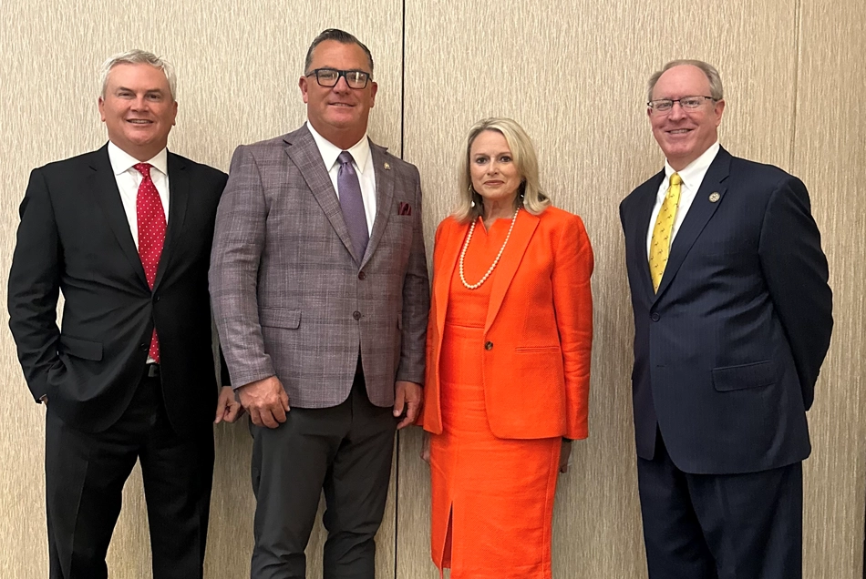 U.S. Congressman James Comer, Representative Sarge Pollock, KHA President & CEO Nancy Galvagni, and KHA Vice President of Policy and Government Affairs, Jim Musser