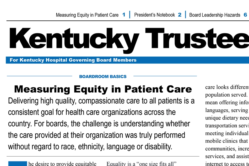 Kentucky Trustee newsletter